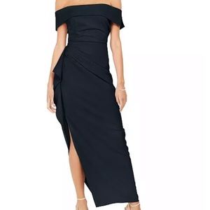 COPY - Vince Canute off the shoulder crepe gown